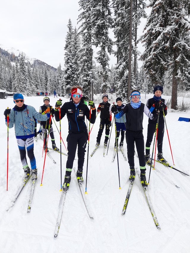 Die Schüler der Ski Mittelschule trainierten in Obertiliach.